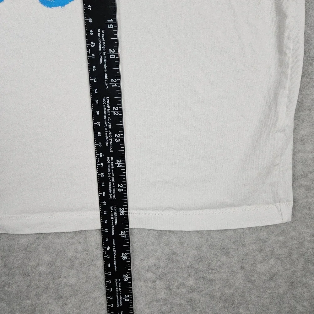 Apple (Size XL) White T-Shirt Rainbow Logo Tech 1976 Tee Single Stitch Employee